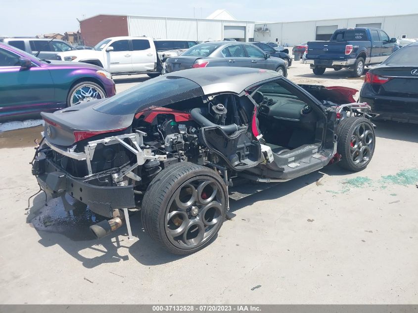 2015 ALFA ROMEO 4C ZARBAAA49FM160429