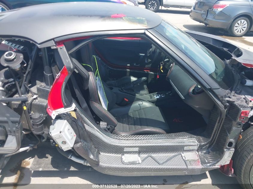 2015 ALFA ROMEO 4C ZARBAAA49FM160429