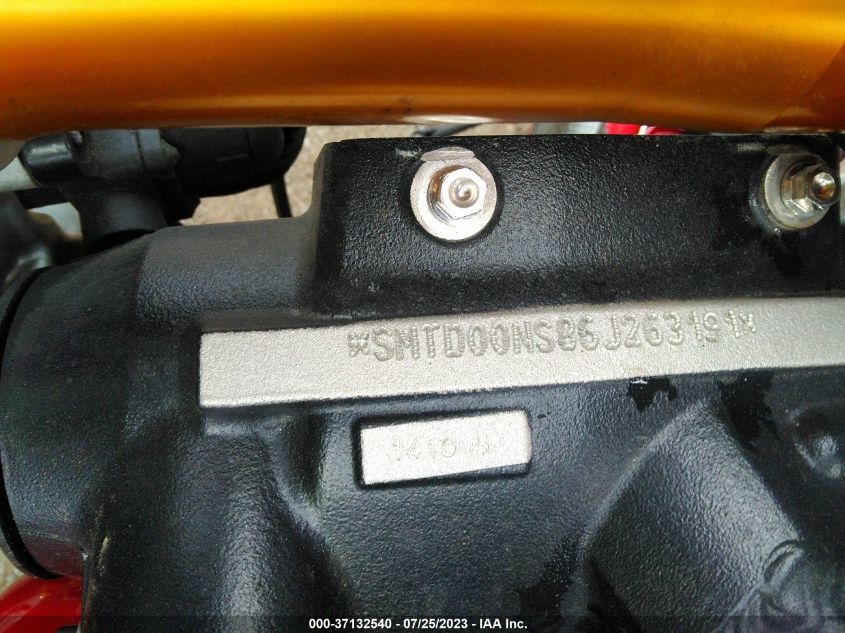 2006 TRIUMPH MOTORCYCLE DAYTONA 675 SMTD00NS86J263191
