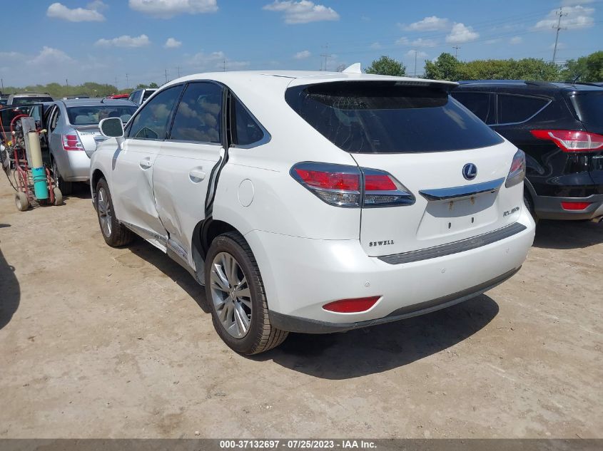 2014 LEXUS RX 450H - JTJZB1BA0E2414952