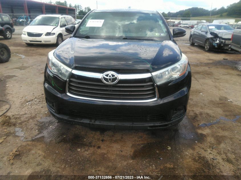 2016 TOYOTA HIGHLANDER LE - 5TDBKRFH8GS309999