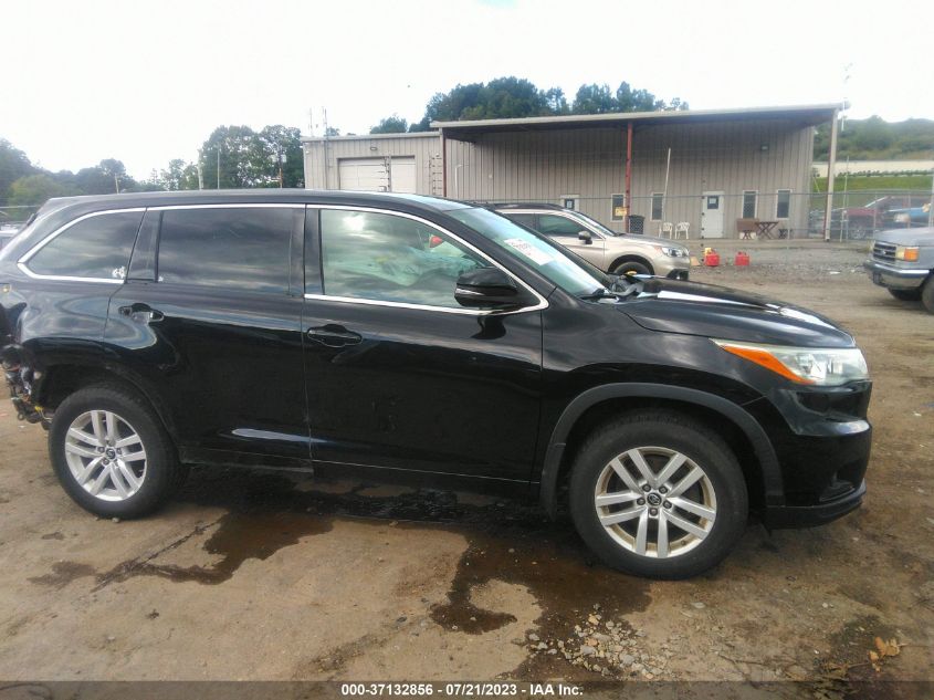 2016 TOYOTA HIGHLANDER LE - 5TDBKRFH8GS309999