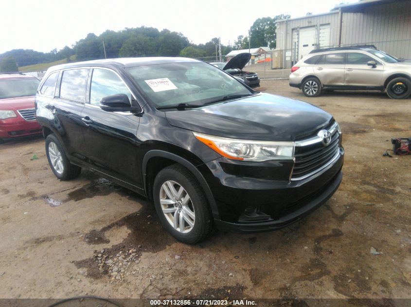 2016 TOYOTA HIGHLANDER LE - 5TDBKRFH8GS309999