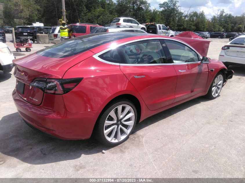 2019 TESLA MODEL 3 LONG RANGE/PERFORMANCE - 5YJ3E1EB6KF391951