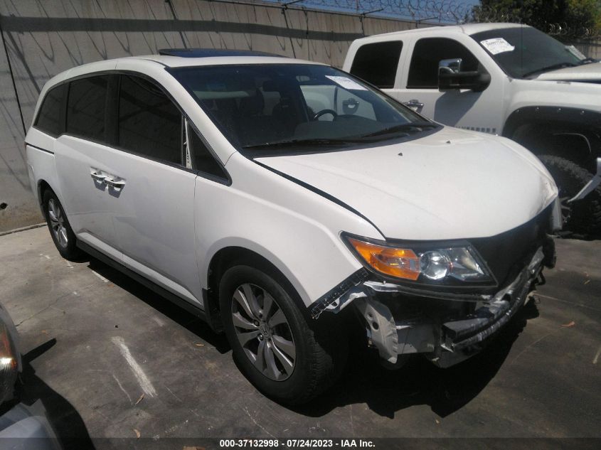 2017 HONDA ODYSSEY EX-L - 5FNRL5H61HB024406