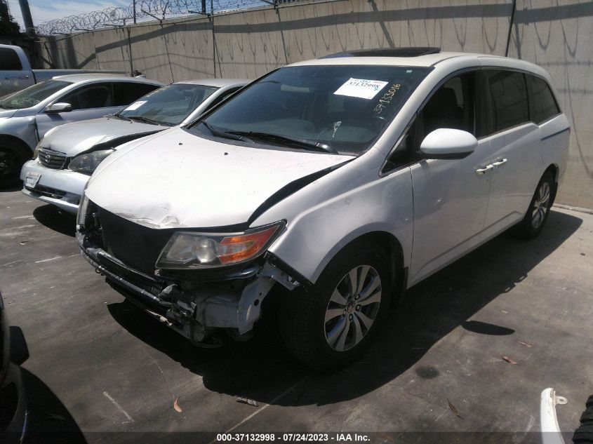 2017 HONDA ODYSSEY EX-L - 5FNRL5H61HB024406