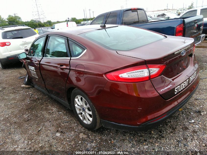 2015 FORD FUSION S - 3FA6P0G72FR103234