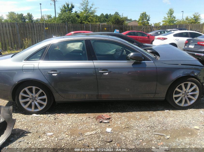 2013 AUDI A4 PREMIUM PLUS - WAUEFAFL0DN010464