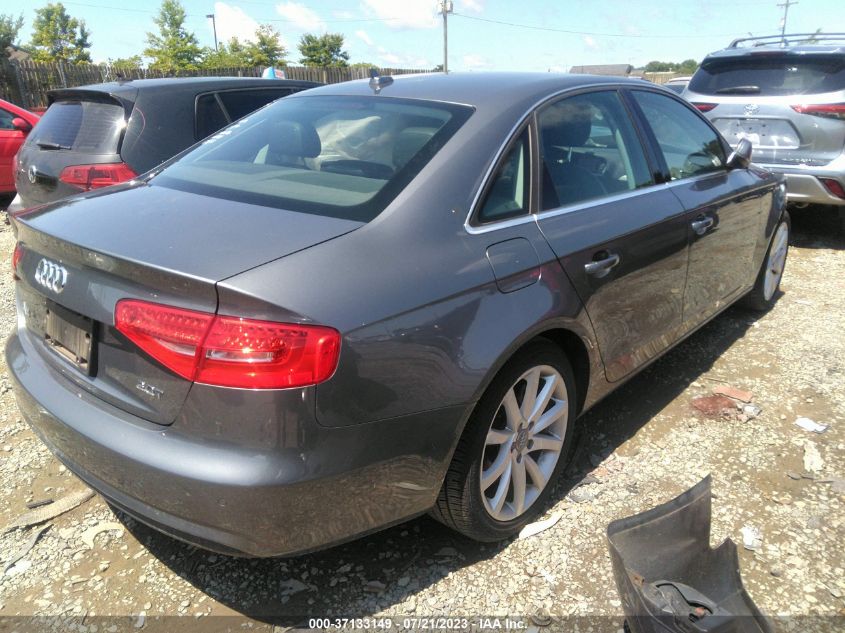 2013 AUDI A4 PREMIUM PLUS - WAUEFAFL0DN010464