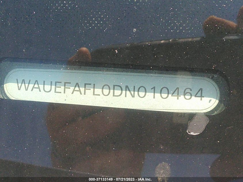 2013 AUDI A4 PREMIUM PLUS - WAUEFAFL0DN010464