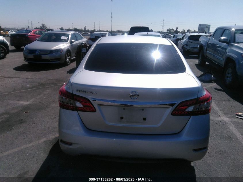 2015 NISSAN SENTRA S - 3N1AB7AP9FY278559