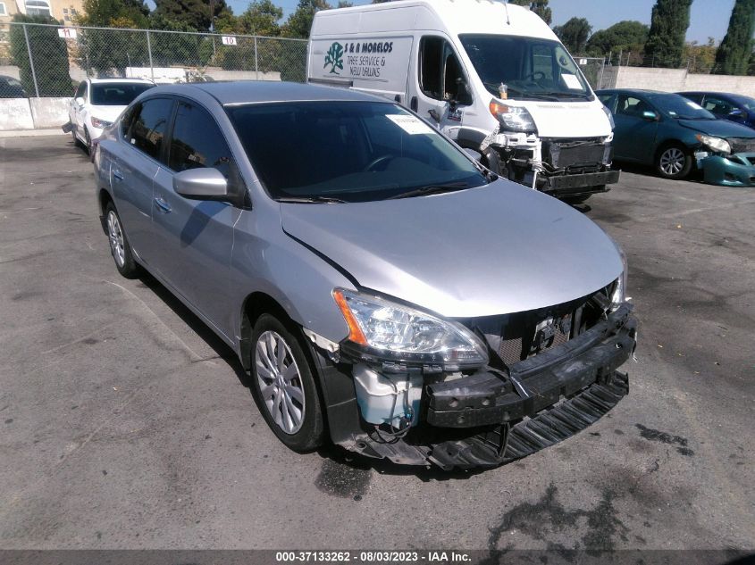 2015 NISSAN SENTRA S - 3N1AB7AP9FY278559