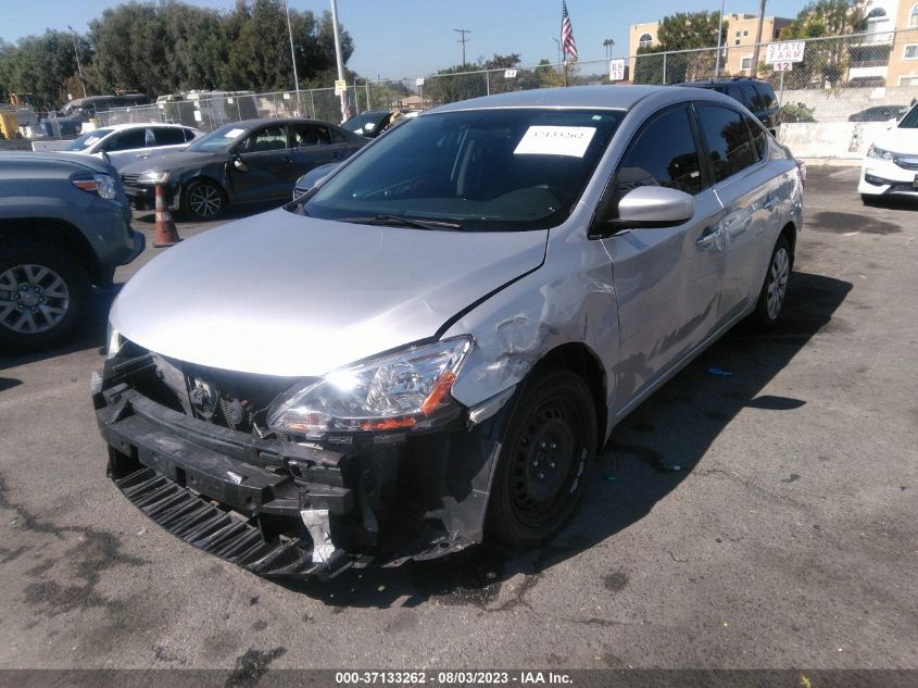 2015 NISSAN SENTRA S - 3N1AB7AP9FY278559