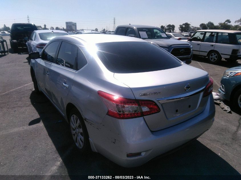 2015 NISSAN SENTRA S - 3N1AB7AP9FY278559
