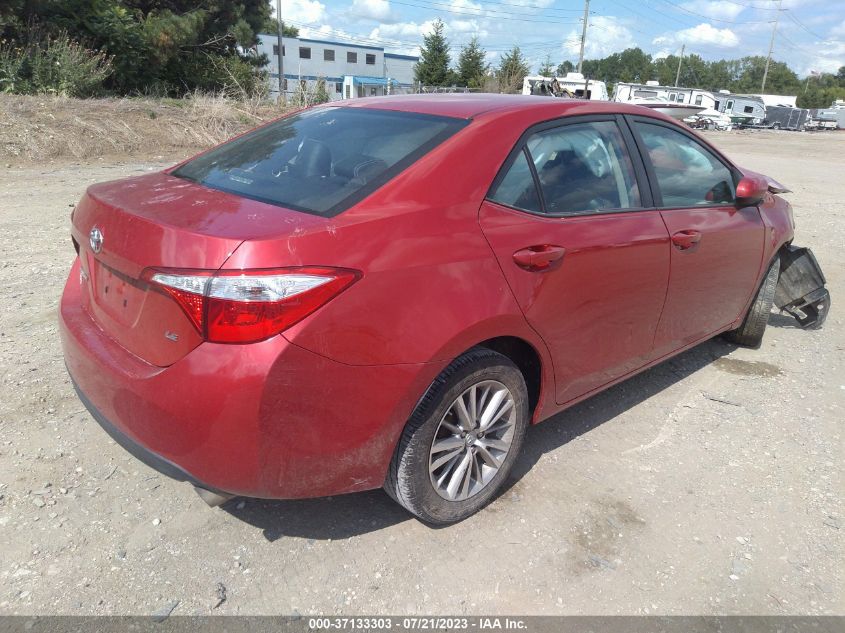 2015 TOYOTA COROLLA L/LE/S/S PLUS/LE PLUS - 5YFBURHE4FP215168