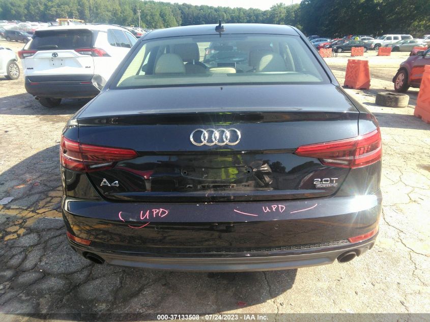 2017 AUDI A4 PREMIUM PLUS - WAUENAF48HN051801