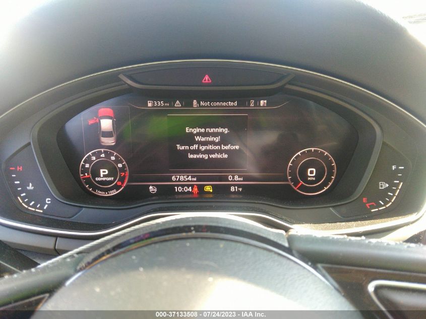 2017 AUDI A4 PREMIUM PLUS - WAUENAF48HN051801