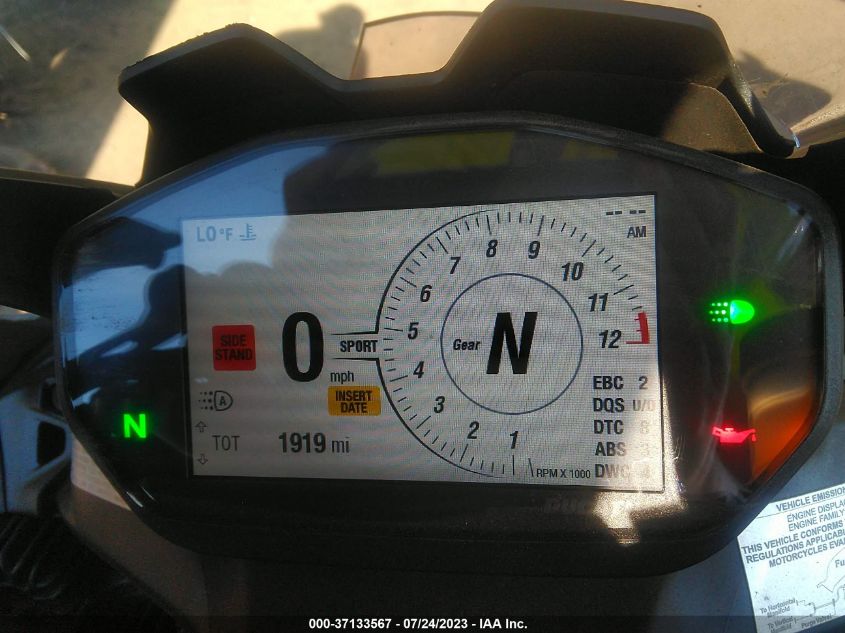 2021 DUCATI PANIGALE V2 ZDMHAATW5MB005134