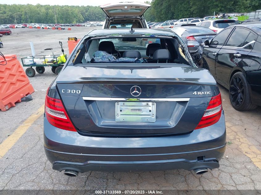2013 MERCEDES-BENZ C-CLASS C 300 LUXURY - WDDGF8AB1DR275833