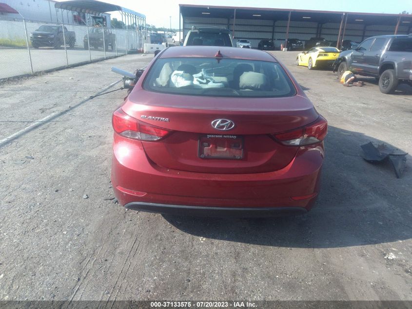 2016 HYUNDAI ELANTRA SE/SPORT/LIMITED - 5NPDH4AE4GH788466