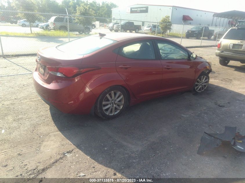 2016 HYUNDAI ELANTRA SE/SPORT/LIMITED - 5NPDH4AE4GH788466