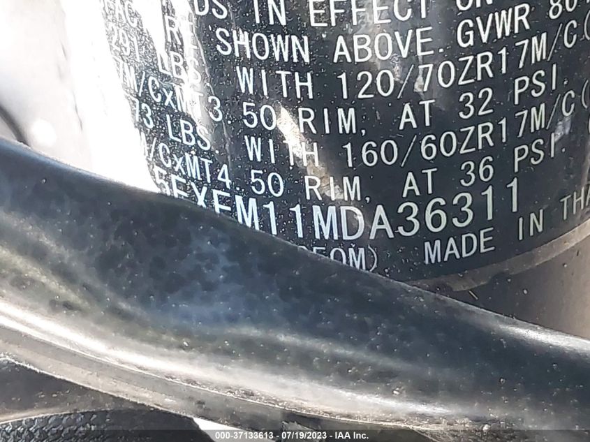 2021 KAWASAKI EX650 M - ML5EXEM11MDA36311