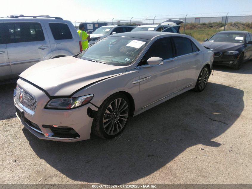 2019 LINCOLN CONTINENTAL SELECT - 1LN6L9SK4K5602034