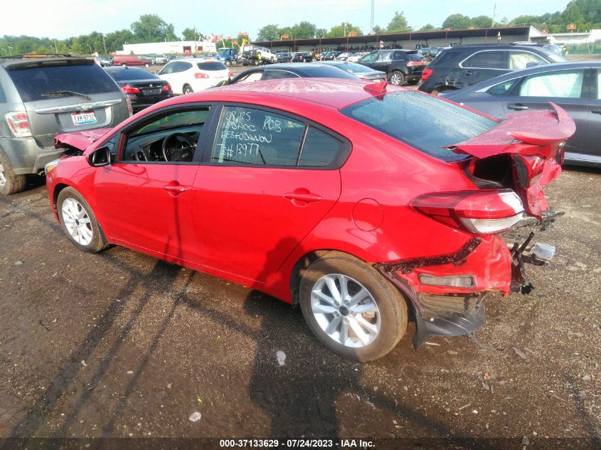 2017 KIA FORTE S - 3KPFL4A78HE086567
