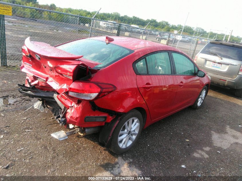 2017 KIA FORTE S - 3KPFL4A78HE086567