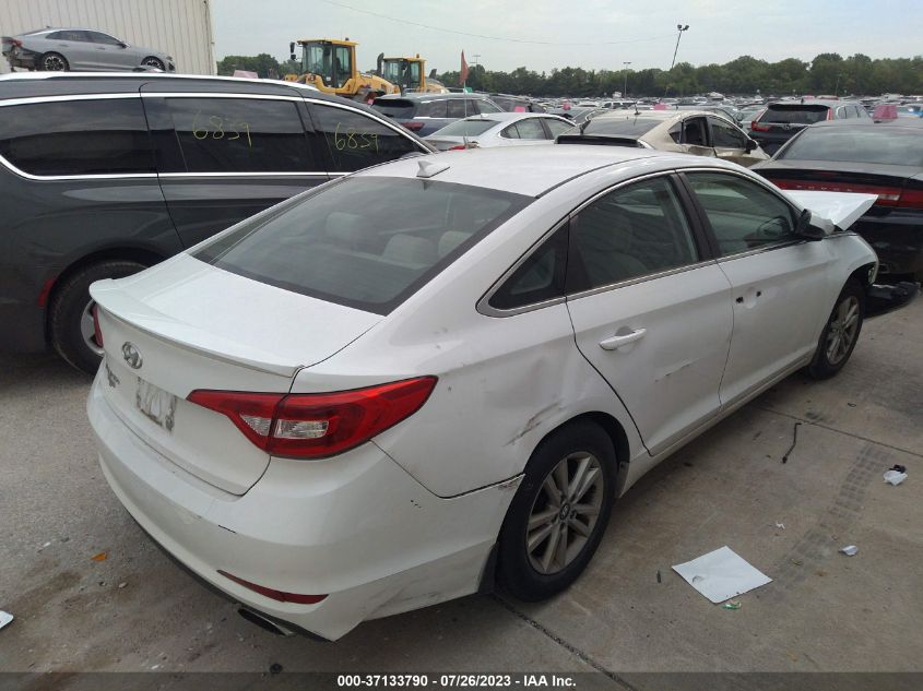 2015 HYUNDAI SONATA 2.4L SE - 5NPE24AF3FH176188