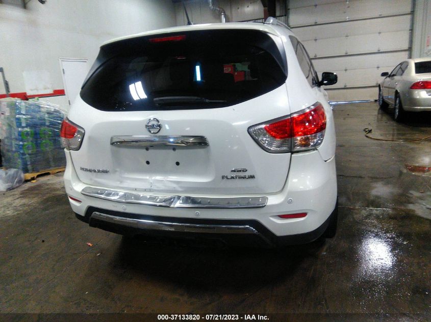 2013 NISSAN PATHFINDER PLATINUM - 5N1AR2MM9DC645054