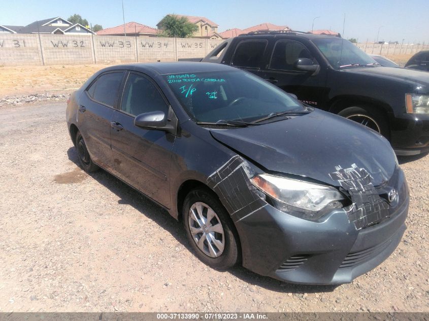 2016 TOYOTA COROLLA L/LE/S/S PLUS/LE PLUS - 2T1BURHE2GC657593