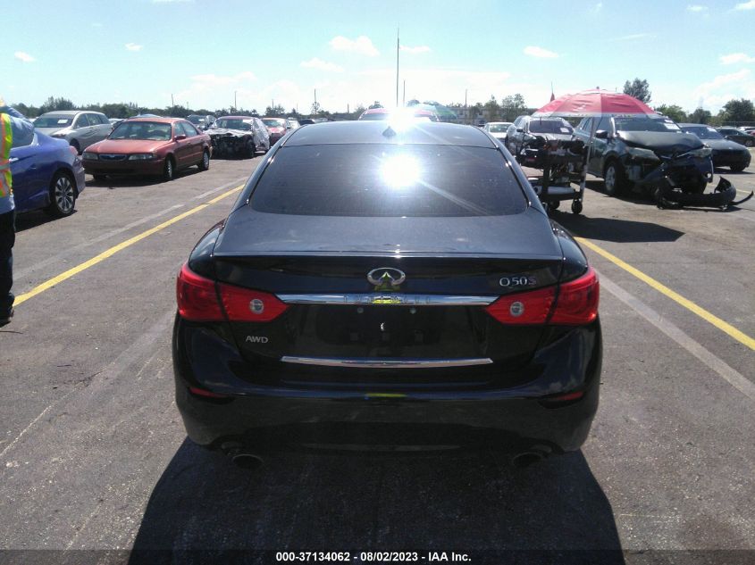 2016 INFINITI Q50 3.0T RED SPORT 400 - JN1FV7AR8GM451135