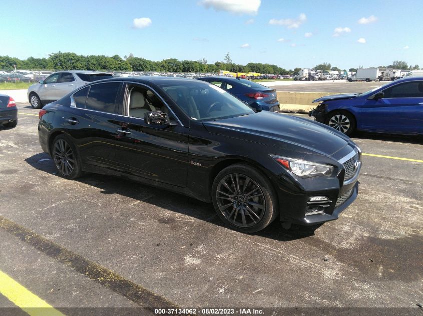 2016 INFINITI Q50 3.0T RED SPORT 400 - JN1FV7AR8GM451135