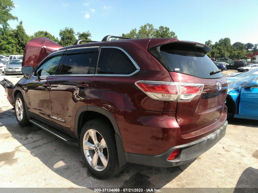 2016 TOYOTA HIGHLANDER LE - 5TDBKRFH9GS342512