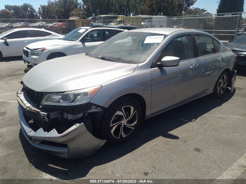 2016 HONDA ACCORD SEDAN LX - 1HGCR2F39GA155376