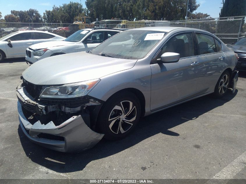 2016 HONDA ACCORD SEDAN LX - 1HGCR2F39GA155376