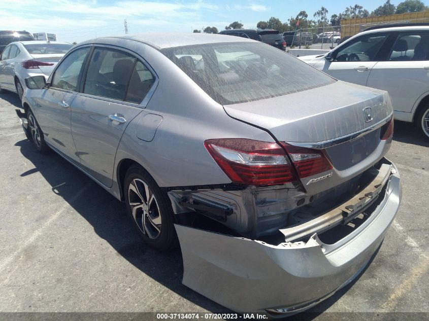 2016 HONDA ACCORD SEDAN LX - 1HGCR2F39GA155376