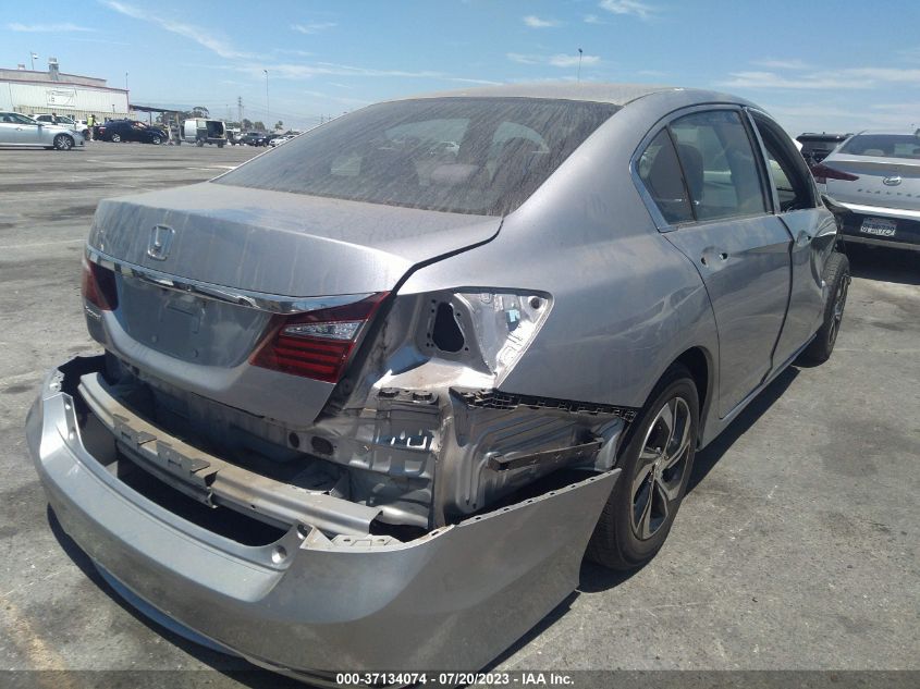 2016 HONDA ACCORD SEDAN LX - 1HGCR2F39GA155376