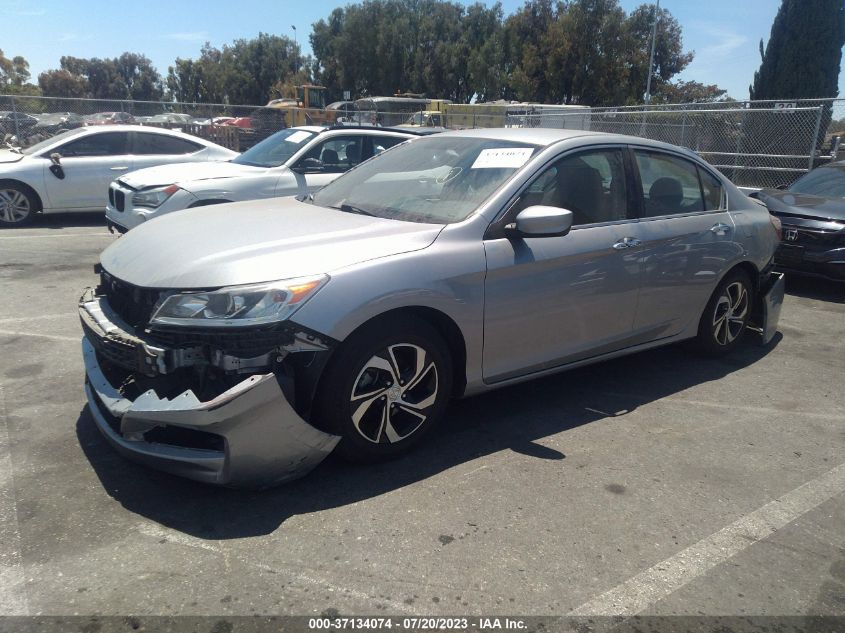 2016 HONDA ACCORD SEDAN LX - 1HGCR2F39GA155376