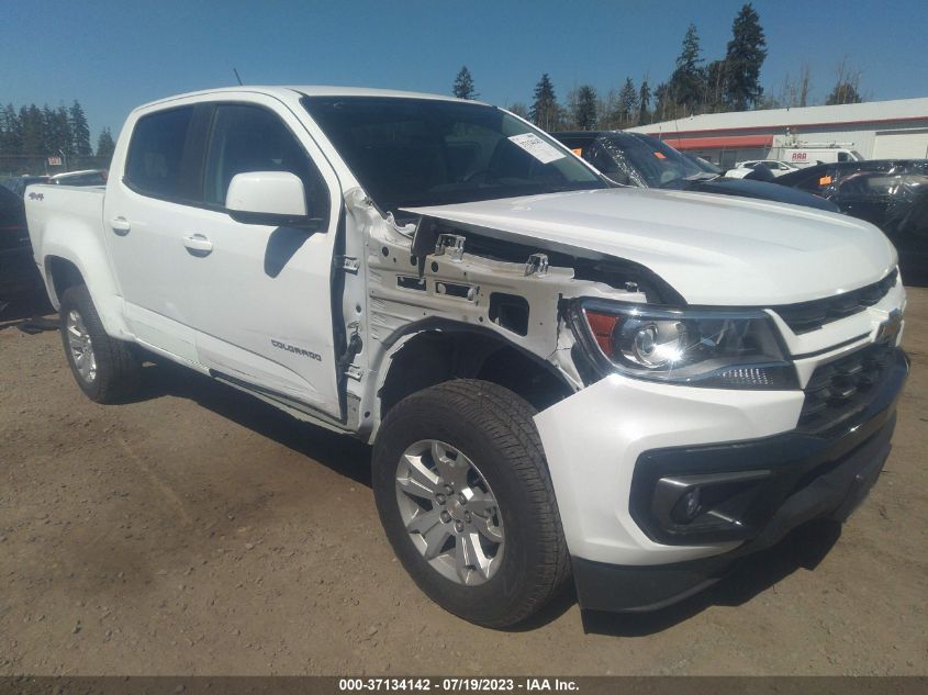 2022 CHEVROLET COLORADO 4WD LT - 1GCGTCEN1N1306721