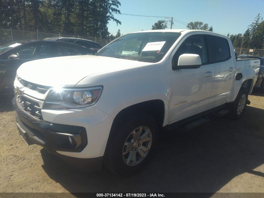 2022 CHEVROLET COLORADO 4WD LT - 1GCGTCEN1N1306721