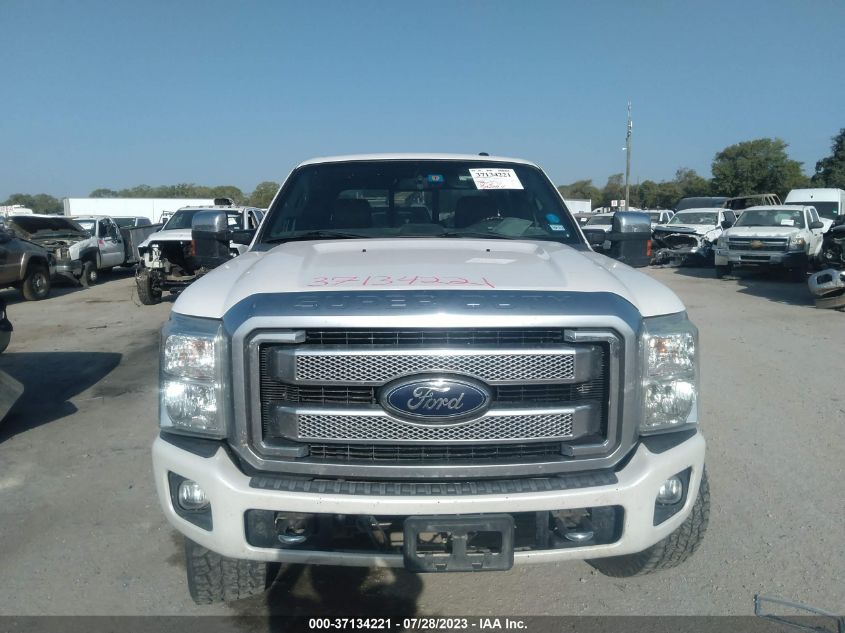2016 FORD SUPER DUTY F-250 SRW LARIAT/PLATINUM - 1FT7W2BTXGEC97193