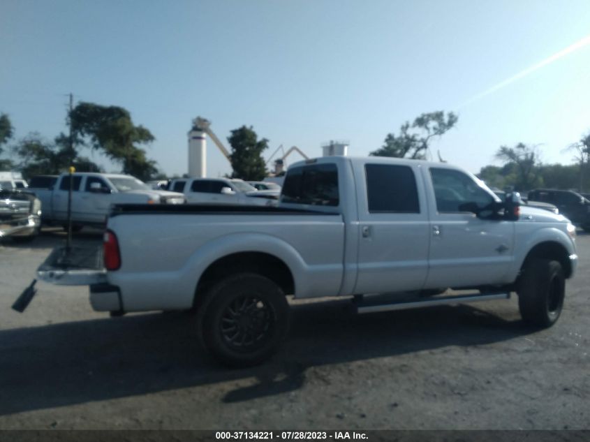 2016 FORD SUPER DUTY F-250 SRW LARIAT/PLATINUM - 1FT7W2BTXGEC97193