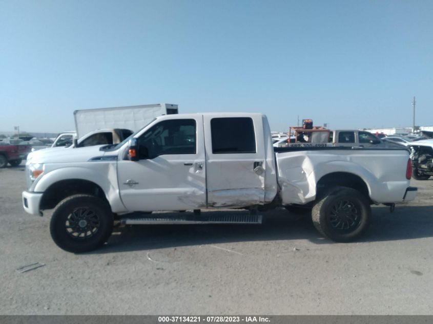 2016 FORD SUPER DUTY F-250 SRW LARIAT/PLATINUM - 1FT7W2BTXGEC97193