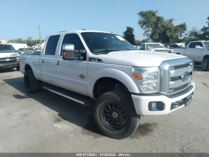 2016 FORD SUPER DUTY F-250 SRW LARIAT/PLATINUM - 1FT7W2BTXGEC97193
