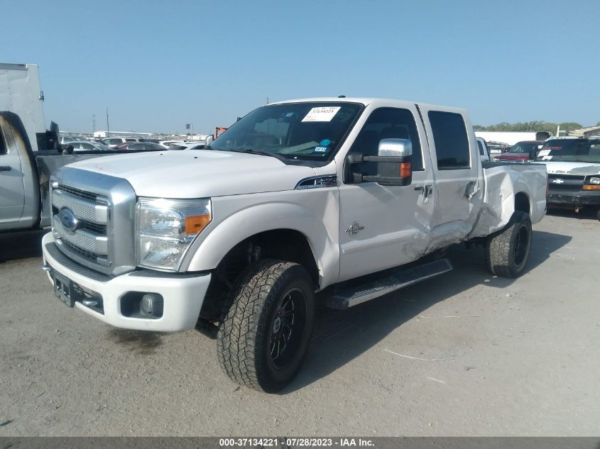 2016 FORD SUPER DUTY F-250 SRW LARIAT/PLATINUM - 1FT7W2BTXGEC97193