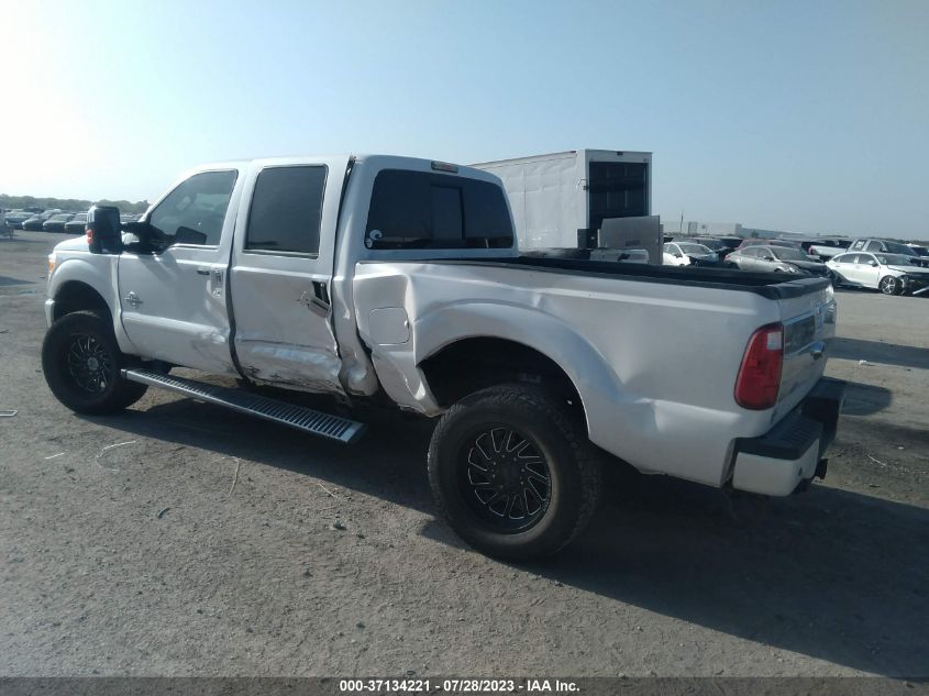 2016 FORD SUPER DUTY F-250 SRW LARIAT/PLATINUM - 1FT7W2BTXGEC97193