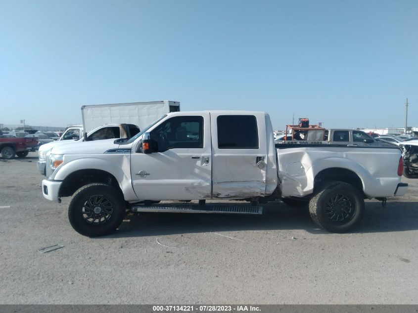 2016 FORD SUPER DUTY F-250 SRW LARIAT/PLATINUM - 1FT7W2BTXGEC97193