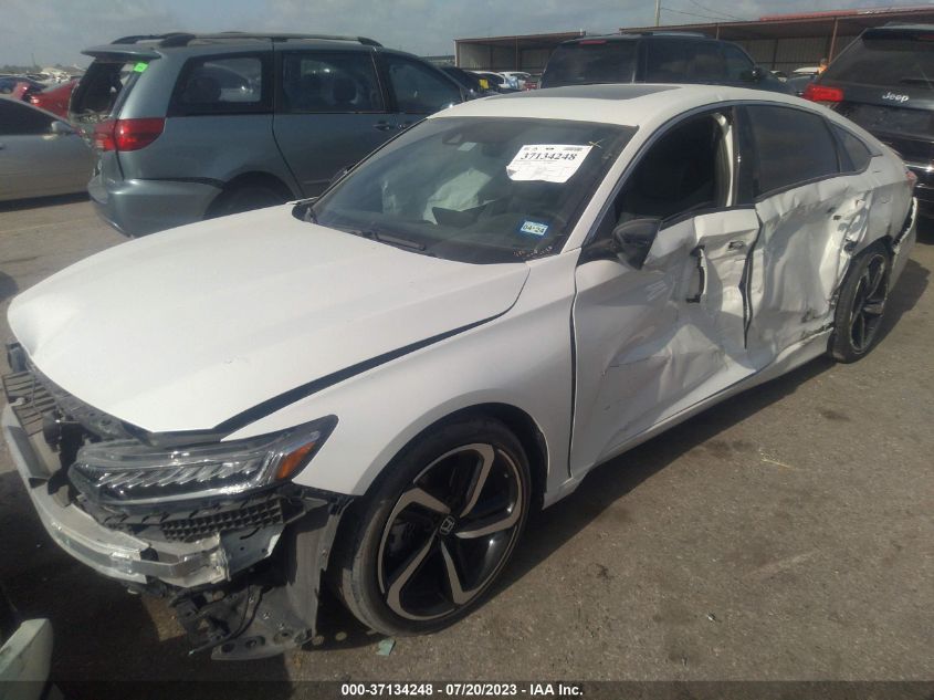 2021 HONDA ACCORD SEDAN SPORT - 1HGCV2F32MA016097